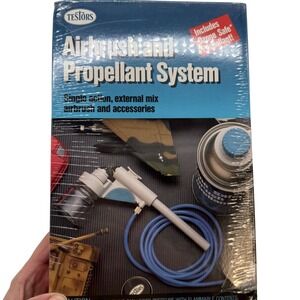 Testors Airbrush Propellant System Single Action External Mix Kit 90s sealed